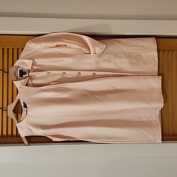 Ann Taylor Silk Petite Peach Dress Suit - Picture 9 of 16